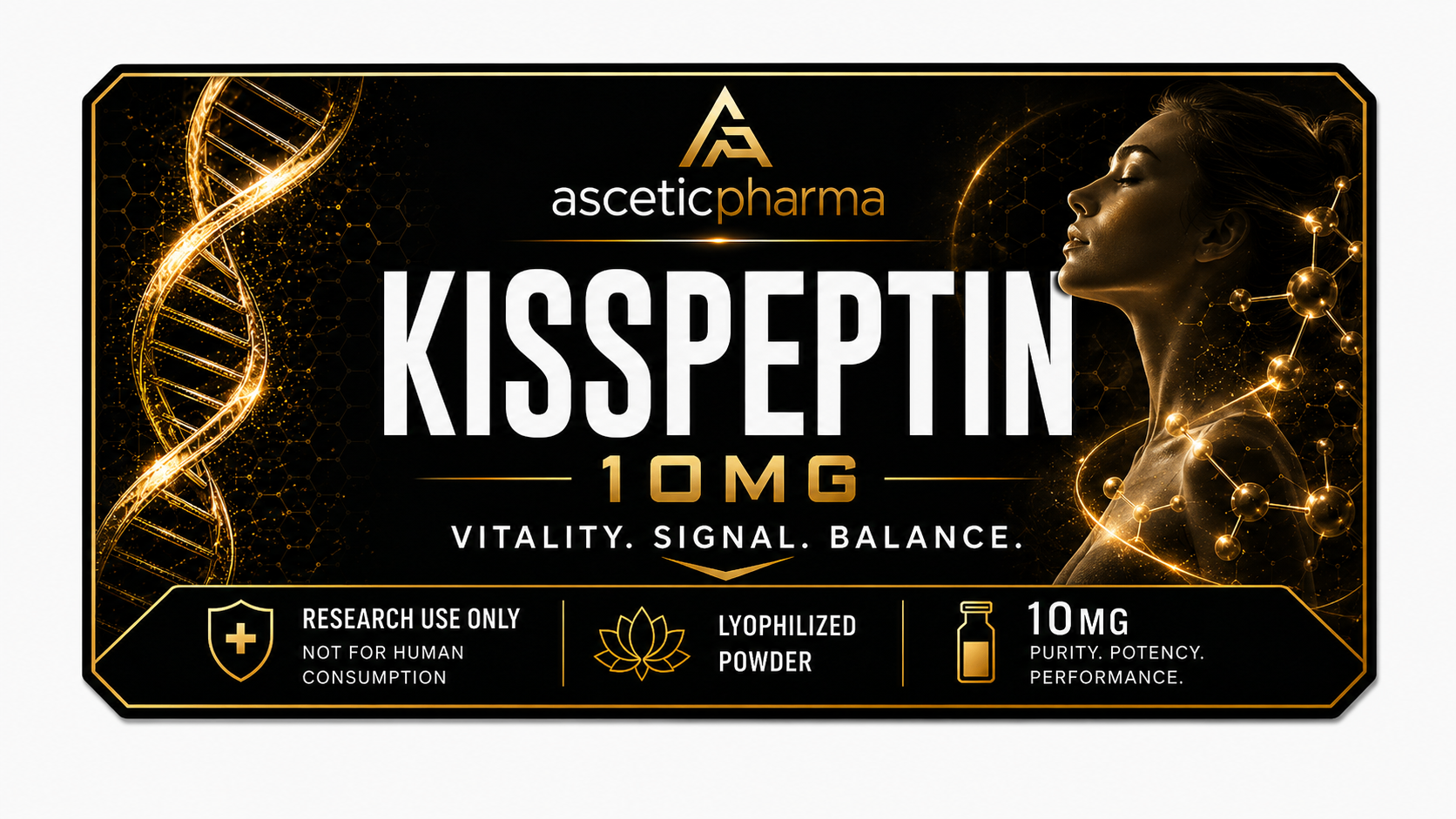 Kisspeptin 10 mg label artwork