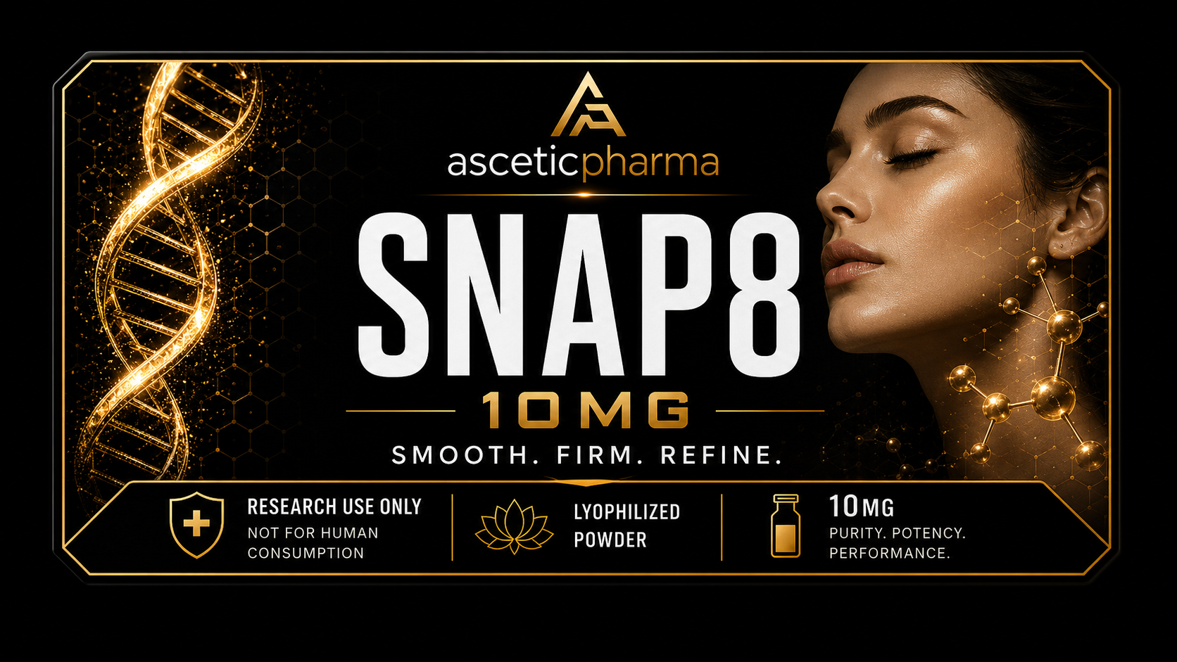 SNAP-8 10 mg label artwork