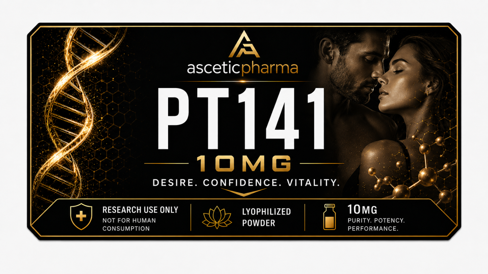PT-141 10 mg label artwork