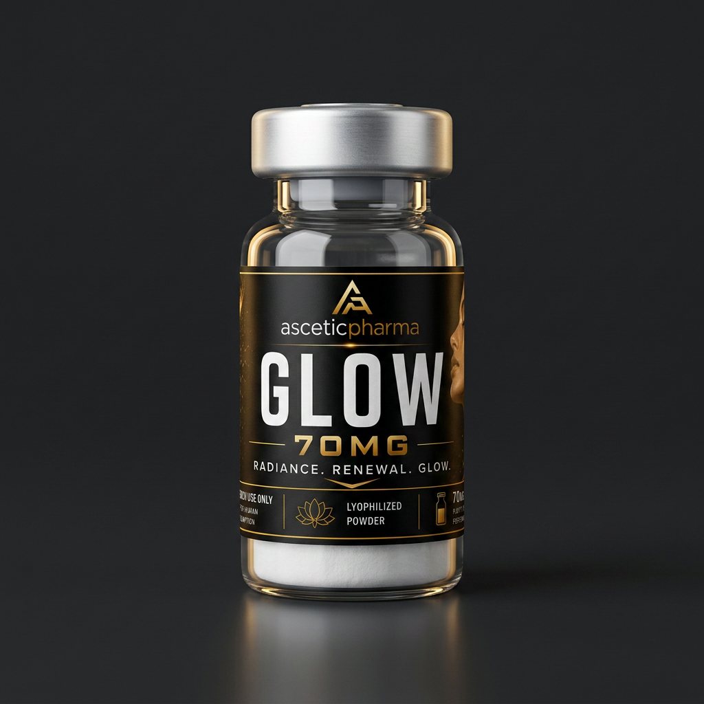 GLOW 70 mg Blend research vial