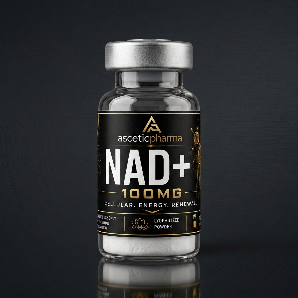 NAD+ 100 mg research vial